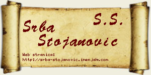 Srba Stojanović vizit kartica